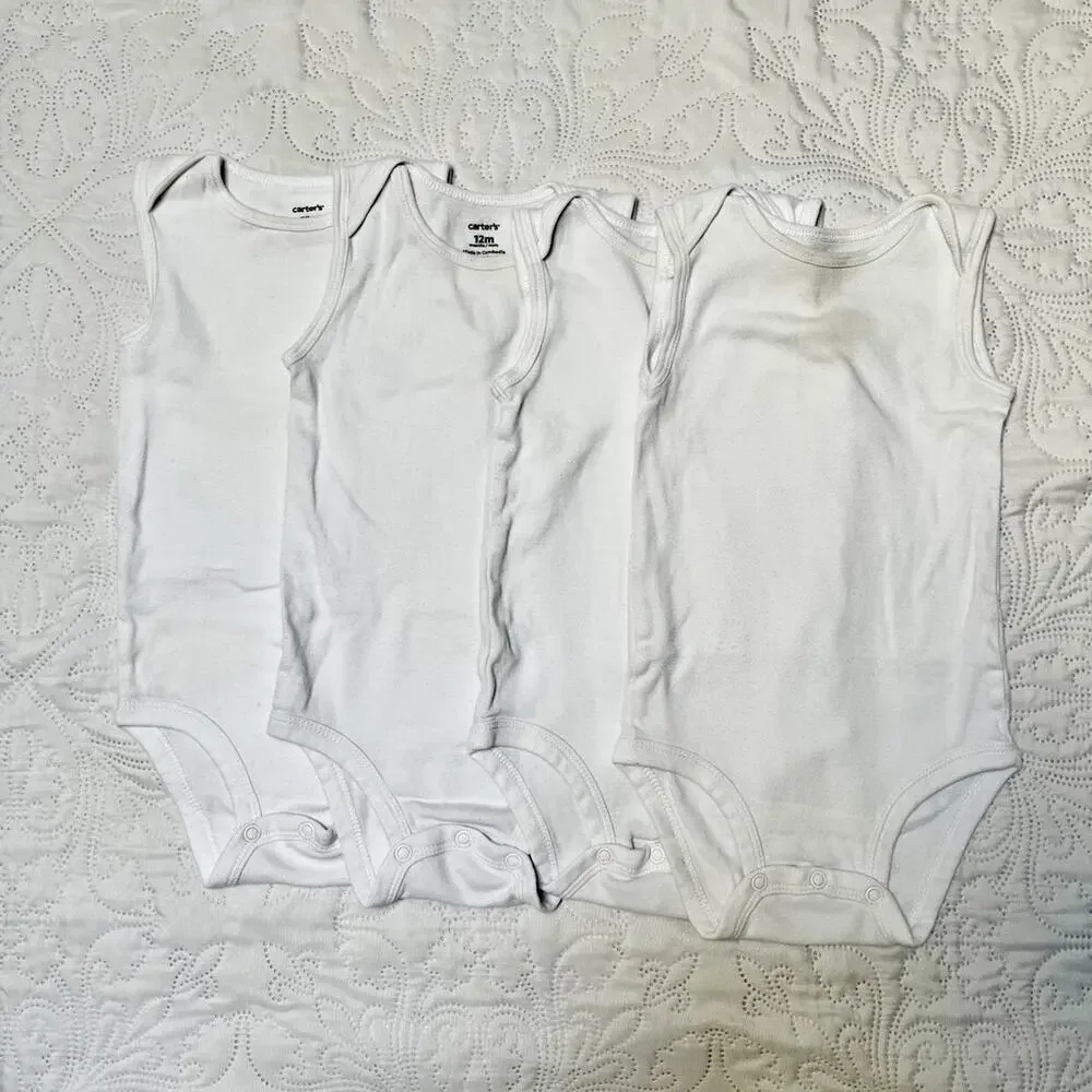 Carter's Sleeveless Onesie Bundle Size 12m
